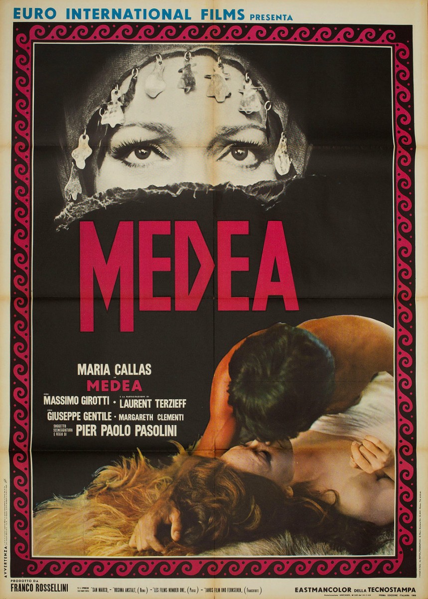  Filmska druženja: Medea (Pier Paolo Pasoli, 106 min, 1969)