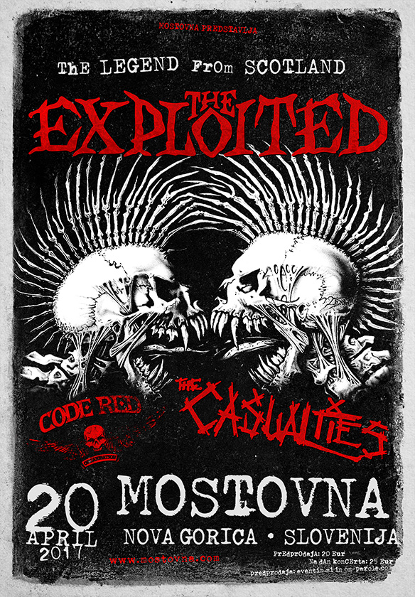 The Exploited, The Casualties, Code Red