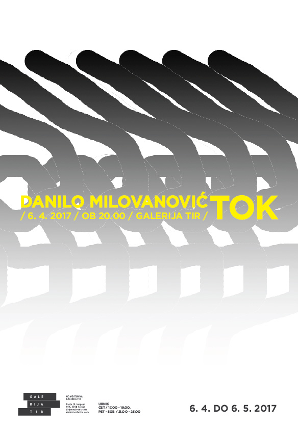 Otvoritev razstave: Tok, Danilo Milovanović 