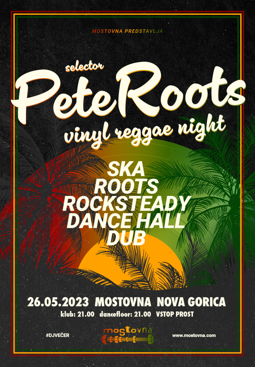PeteRoots : Vinyl Reggae Night