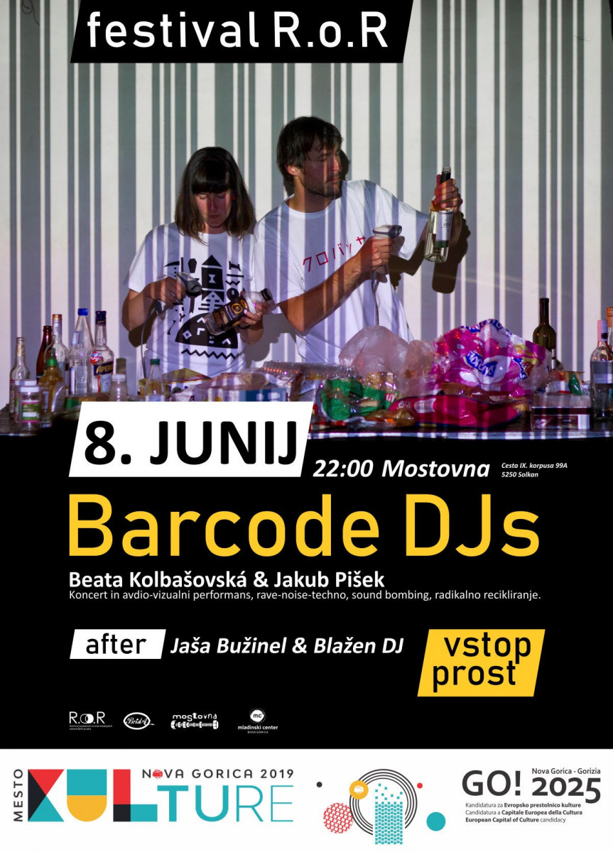 Predavanje Barcode DJs / Smeti! Jakub Pišek & Beata Kolbašovská